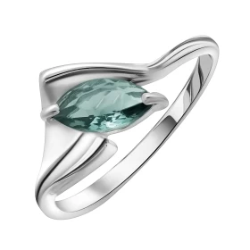 Кольцо из серебра с ювелирным кристаллом топаз London