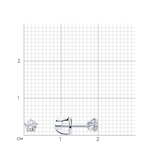 Серьги из золота с изумрудами