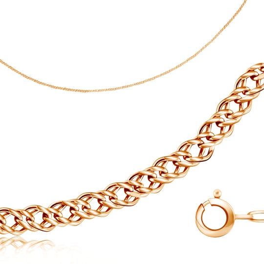 Цепь из золота плетения "Нонна"