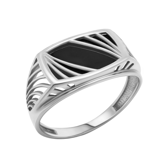 Кольцо из серебра с топазом