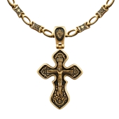 Подвеска-крест из золота