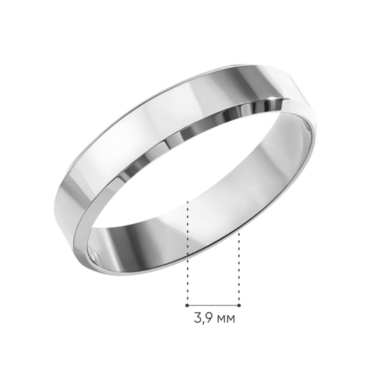 Обручальное кольцо из комбинированного золота с бриллиантами