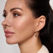 Серьги из золота с топазами London