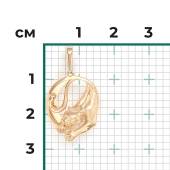 Подвеска из лимонного золота «Пантера»