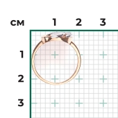 Кольцо из комбинированного золота