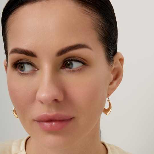 Серьги-трансформеры из золота 