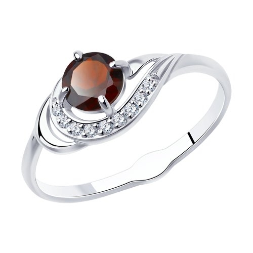 Кольцо на фалангу из серебра с позолотой