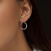 Серьги из серебра