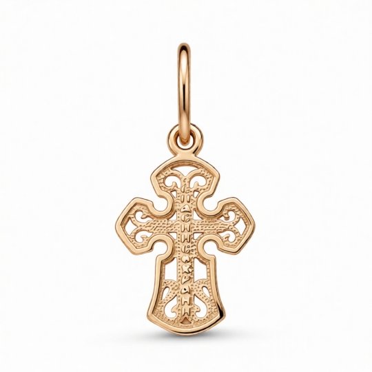 Подвеска-крест из золота