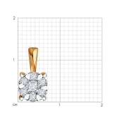 Подвеска из золота с бриллиантами
