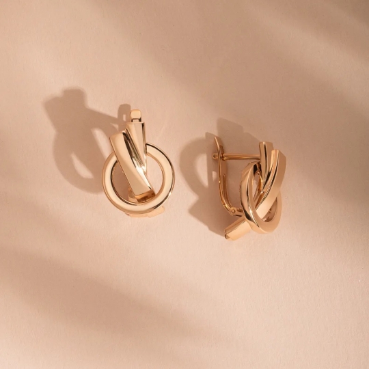 Серьги из золота