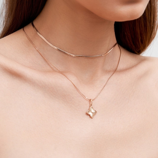 Подвеска из золота с фианитом