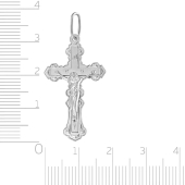 Подвеска-крест из платины