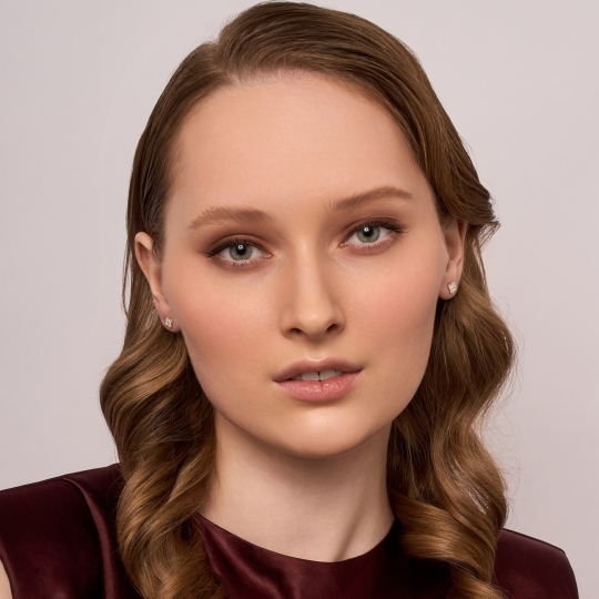 Серьги из золота с фианитами