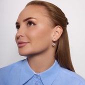 Серьги из золота с бриллиантами и 