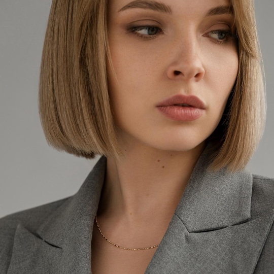 Цепь из золота плетения "Сингапур"