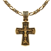 Подвеска-крест из золота