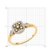 Кольцо из золота с бриллиантами