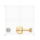 Серьги из золота с бриллиантами