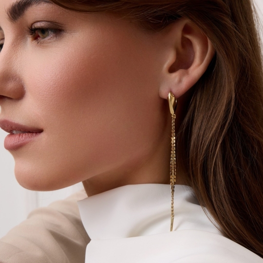 Серьги из золота