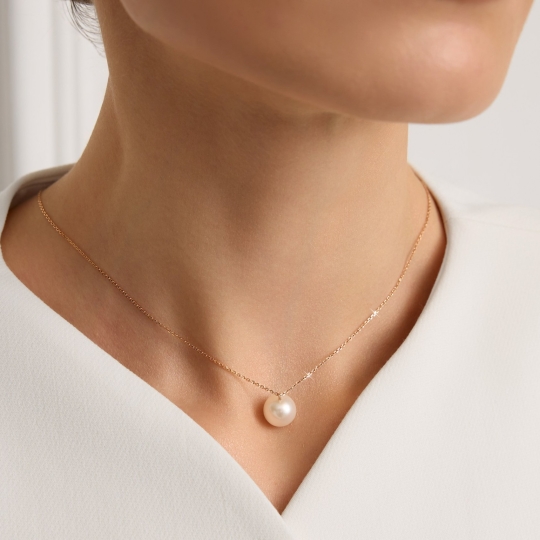 Колье из золота с фианитом