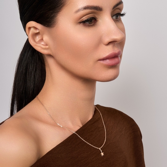 Подвеска из золота с фианитами