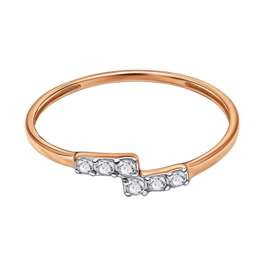 Кольцо из золота с бриллиантами 