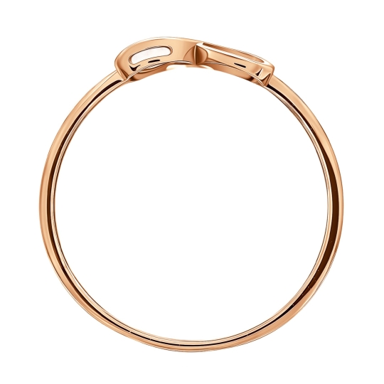 Кольцо из золота с фианитами