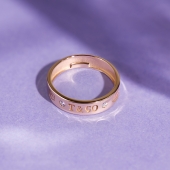 Кольцо из золота с фианитами