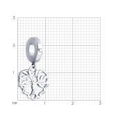 Подвеска-шарм из серебра