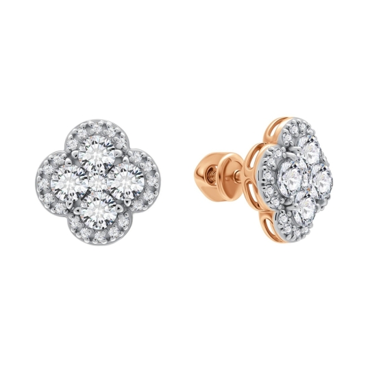 Серьги из лимонного золота