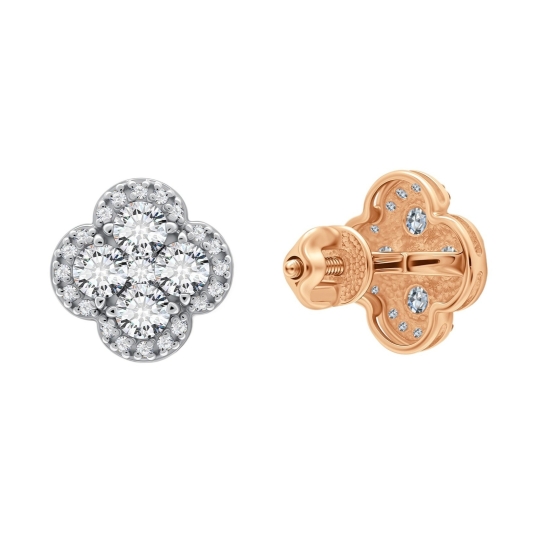 Серьги из лимонного золота