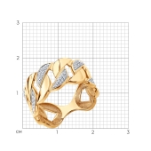 Кольцо из золота с бриллиантами