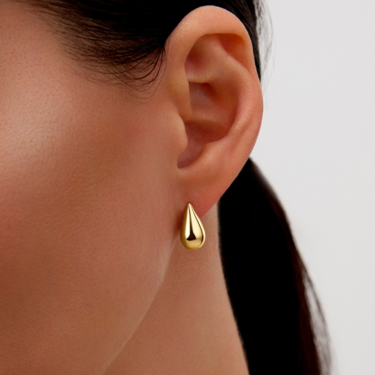 Серьги из золота с эмалью