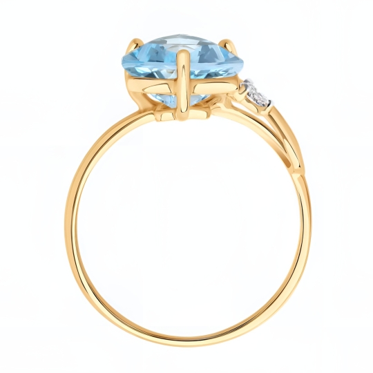 Кольцо из золота с бриллиантами