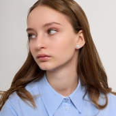 Серьги из белого золота