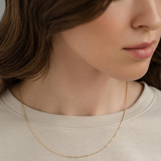 Цепь из золота плетения "Якорное"