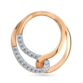 Подвеска из золота с фианитами