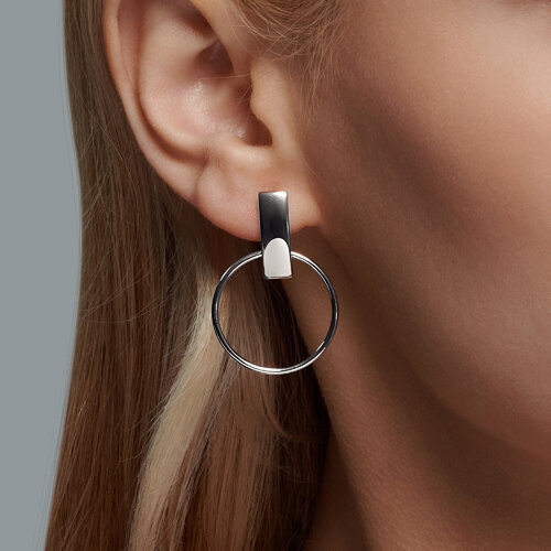 Серьги из серебра 