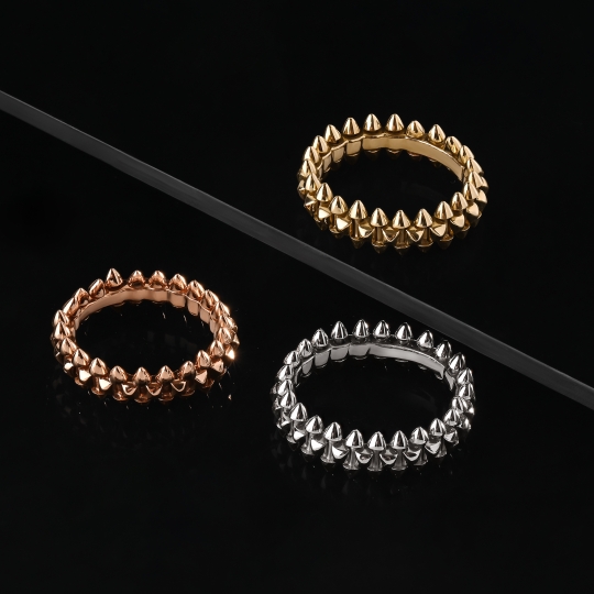 Кольцо из белого золота