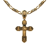 Подвеска-крест из золота