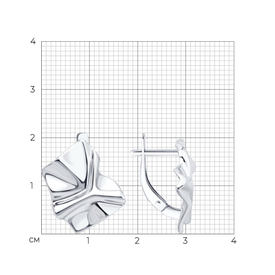 Серьги из серебра