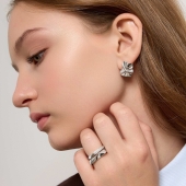 Серьги из серебра