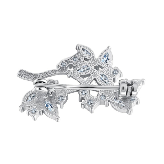 Брошь из серебра "Ангел"