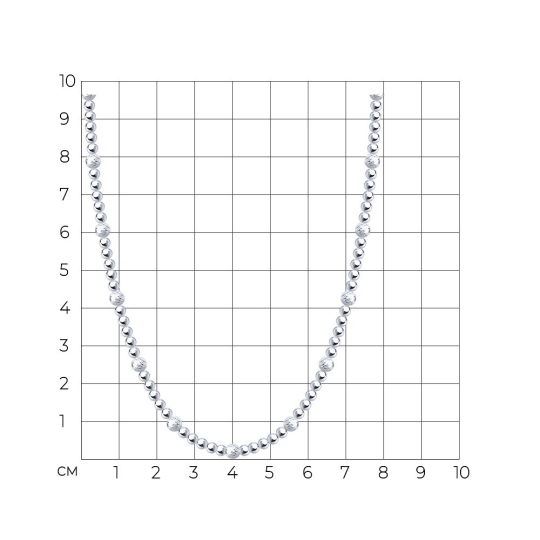 Колье из серебра