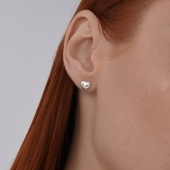 Серьги из серебра с эмалью