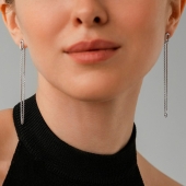 Серьги из серебра