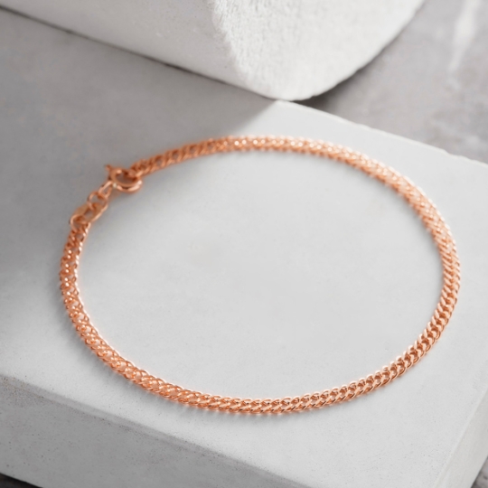 Браслет из золота с фианитами