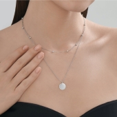 Колье из серебра