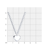 Колье из серебра 